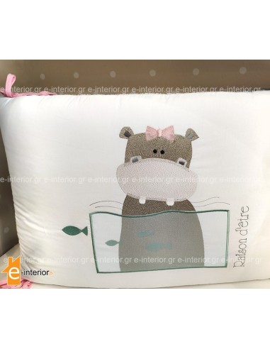 Πάντα 45x210 Baby Girl Hippo - Pink