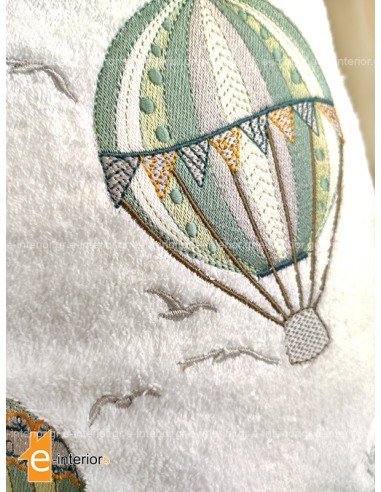 Σετ βρεφικές πετσέτες 2 τμχ - Hot Air Balloon...