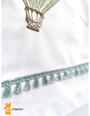 Σετ Σεντόνια Κούνιας Hot Air Balloon - Green