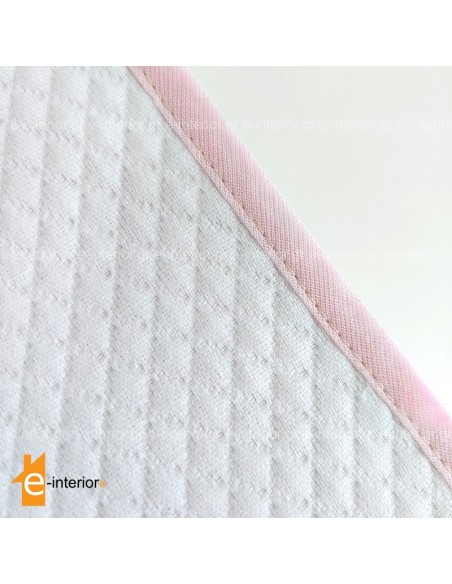 Κουβέρτα πικέ Κούνιας Hot Air Balloon - Pink