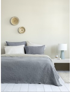 Κουβερλί Γίγας 240x260 - Avana Oat Beige / Medium Gray