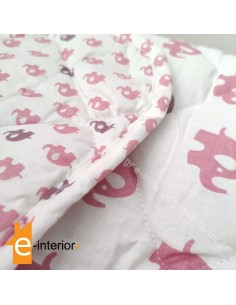 ΚΟΥΒΡ-ΛΙ Κούνιας 110Χ140  Barrus - Pink 2