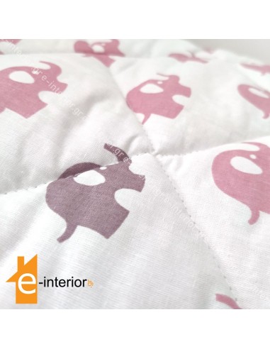 ΚΟΥΒΡ-ΛΙ Κούνιας 110Χ140  Barrus - Pink