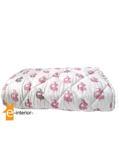 ΚΟΥΒΡ-ΛΙ Κούνιας 110Χ140  Barrus - Pink