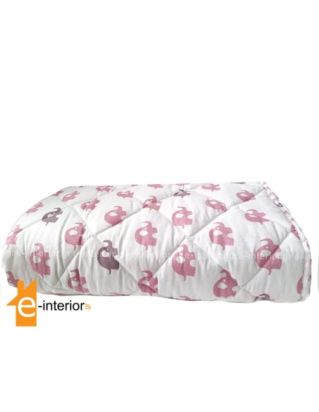 ΚΟΥΒΡ-ΛΙ Κούνιας 110Χ140  Barrus - Pink