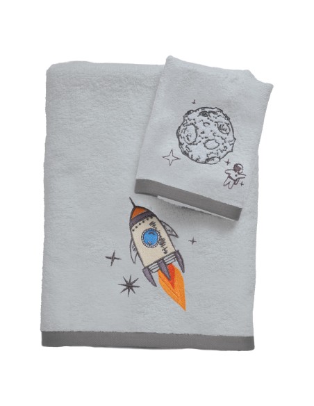 DAS BABY ΣΕΤ ΠΕΤΣΕΤΕΣ 2 ΤΕΜΑΧΙΩΝ ΚΕΝΤΗΤΕΣ FUN 4877 ΓΚΡΙ, ΠΟΡΤΟΚΑΛΙ