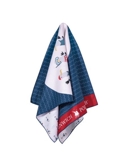 GREENWICH POLO CLUB ΠΕΤΣΕΤΑ ΘΑΛΑΣΣΗΣ 70Χ140 3880 ΚΟΚΚΙΝΟ, ΛΕΥΚΟ, ΜΠΛΕ