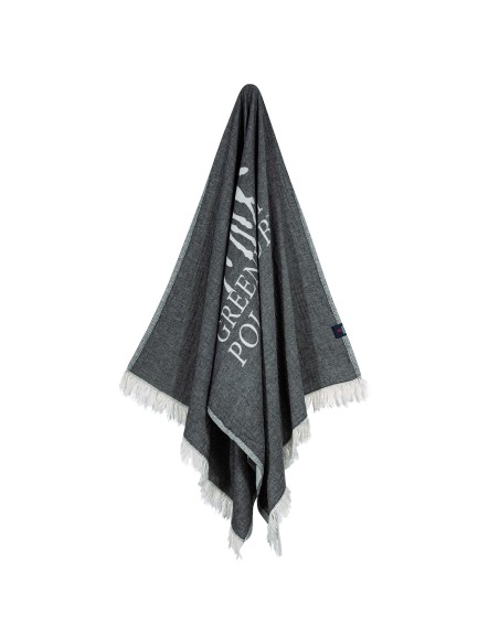 GREENWICH POLO CLUB ΠΕΤΣΕΤΑ ΘΑΛΑΣΣΗΣ 85Χ170 3905 ΙΒΟΥΑΡ, ΜΑΥΡΟ