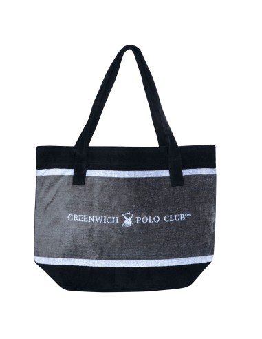 GREENWICH POLO CLUB ΤΣΑΝΤΑ ΘΑΛΑΣΣΗΣ 55Χ40 3865 ΓΚΡΙ, ΛΕΥΚΟ, ΜΑΥΡΟ