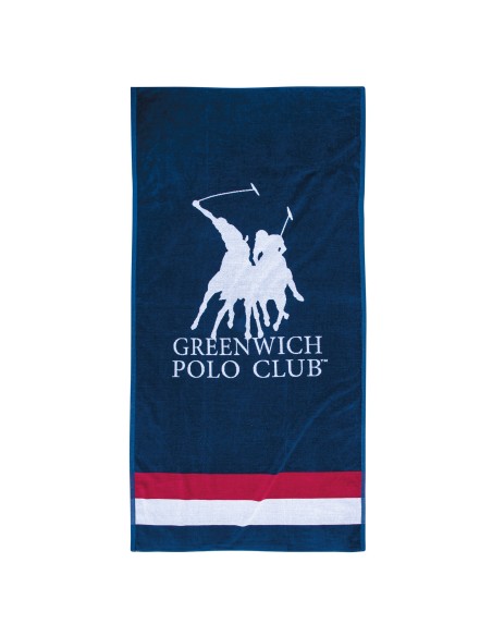 GREENWICH POLO CLUB ΠΕΤΣΕΤΑ ΘΑΛΑΣΣΗΣ 90Χ180 3866 ΚΟΚΚΙΝΟ, ΛΕΥΚΟ, ΜΠΛΕ