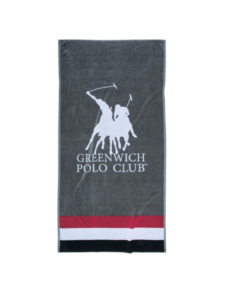 GREENWICH POLO CLUB ΠΕΤΣΕΤΑ ΘΑΛΑΣΣΗΣ 90Χ180 3867 ΓΚΡΙ, ΚΟΚΚΙΝΟ, ΛΕΥΚΟ