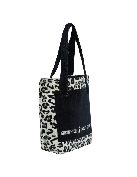 GREENWICH POLO CLUB ΤΣΑΝΤΑ ΘΑΛΑΣΣΗΣ 55Χ40 3861 ΜΑΥΡΟ, ΜΠΕΖ, ΣΠΑΓΓΙ