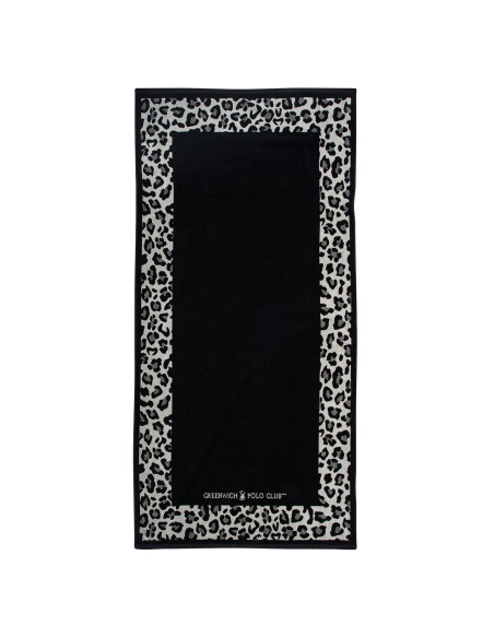 GREENWICH POLO CLUB ΠΕΤΣΕΤΑ ΘΑΛΑΣΣΗΣ 90Χ180 3861 ΜΑΥΡΟ, ΜΠΕΖ, ΣΠΑΓΓΙ