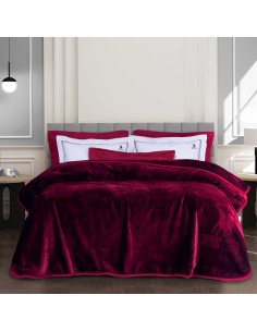 Βελουτέ Κουβέρτα Υπέρδιπλη 220x240 Velour 3438