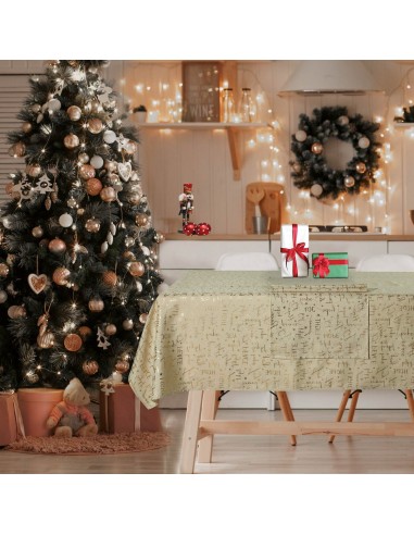 DAS HOME CHRISTMAS RUNNER 45Χ140 0715 ΜΠΕΖ, ΧΡΥΣΟ