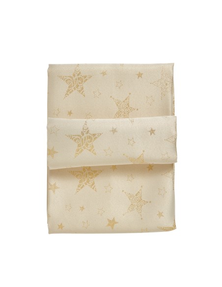 DAS HOME CHRISTMAS ΤΡΑΠΕΖΟΜΑΝΤΗΛΟ 140Χ220 0717 ΜΠΕΖ, ΧΡΥΣΟ