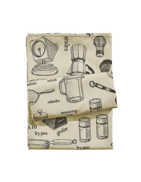 DAS HOME ΤΡΑΠΕΖΟΜΑΝΤΗΛΟ 140Χ220 0721 ΚΡΕΜ, ΜΑΥΡΟ