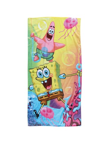 ΠΕΤΣΕΤΑ ΘΑΛΑΣΣΗΣ SPONGEBOB 70Χ140 5867 ΓΑΛΑΖΙΟ,...