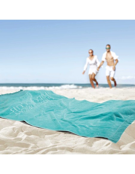 GREENWICH POLO CLUB ΠΕΤΣΕΤΑ ΘΑΛΑΣΣΗΣ 90Χ190 3733 ΤΥΡΚΟΥΑΖ