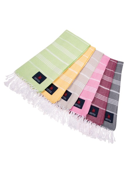 GREENWICH POLO CLUB ΠΕΤΣΕΤΑ-ΠΑΡΕΟ 80Χ180 3813 ΜΠΟΡΝΤΩ