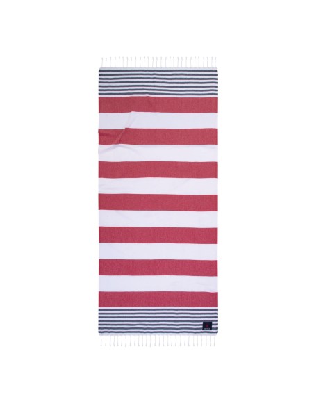 GREENWICH POLO CLUB ΠΕΤΣΕΤΑ-ΠΑΡΕΟ 80Χ180 3815 ΚΟΚΚΙΝΟ, ΜΠΛΕ