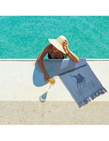 GREENWICH POLO CLUB ΠΕΤΣΕΤΑ-ΠΑΡΕΟ 90Χ170 3795 ΜΠΛΕ