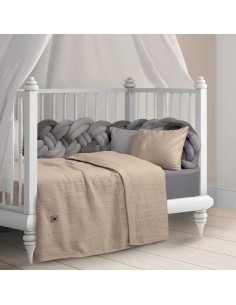 GREENWICH POLO CLUB ΚΟΥΒΕΡΤΑ ΠΙΚΕ 80X110 ΒΑΒΥ 3404 ΕΚΡΟΥ 2