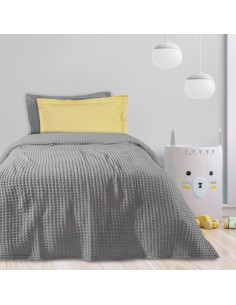 DAS KIDS ΚΟΥΒΕΡΤΑ ΠΙΚΕ 160X220 1202 ΓΚΡΙ