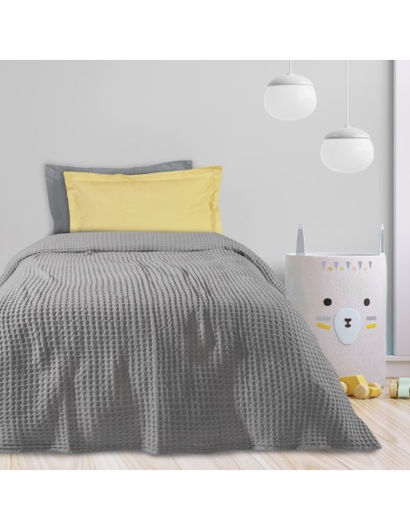 DAS KIDS ΚΟΥΒΕΡΤΑ ΠΙΚΕ 160X220 1202 ΓΚΡΙ
