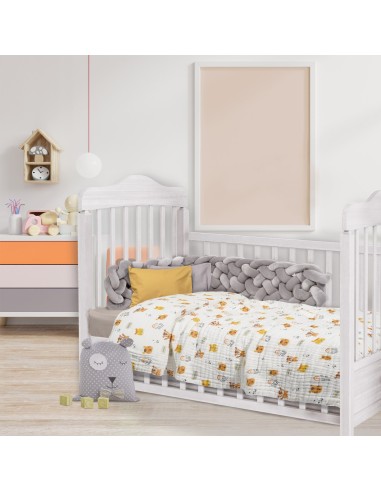 DAS BABY ΚΟΥΒΕΡΤΑ-ΜΟΥΣΕΛΙΝΑ 105X150 RELAX 6622...