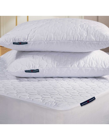 ΖΕΥΓΟΣ ΜΑΞΙΛΑΡΟΘΗΚΕΣ 50Χ70 ΚΑΠΙΤΟΝΕ 2340 ΛΕΥΚΟ