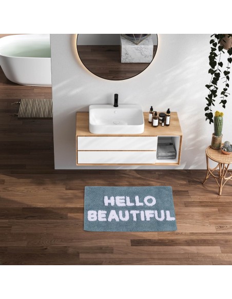 DAS HOME ΤΑΠΕΤΟ 50Χ80 0671 ΓΑΛΑΖΙΟ, ΛΕΥΚΟ