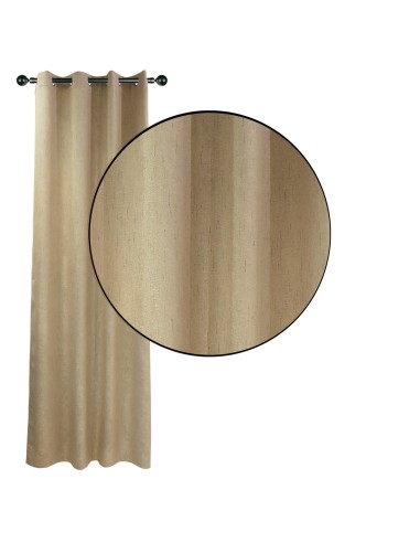 DAS HOME ΚΟΥΡΤΙΝΑ ΜΕ ΚΡΙΚΟΥΣ 140Χ270 2247 ΜΠΕΖ