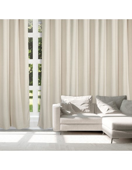 DAS HOME ΚΟΥΡΤΙΝΑ ΜΕ ΚΡΙΚΟΥΣ 140Χ270 2239 ΕΚΡΟΥ