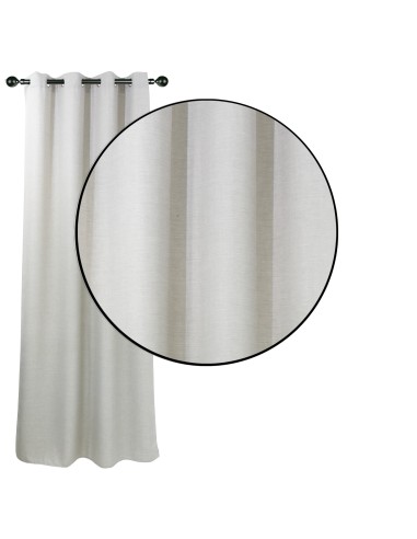 DAS HOME ΚΟΥΡΤΙΝΑ ΜΕ ΚΡΙΚΟΥΣ 140Χ270 2242 ΕΚΡΟΥ