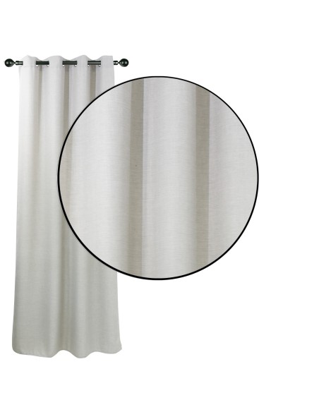 DAS HOME ΚΟΥΡΤΙΝΑ ΜΕ ΚΡΙΚΟΥΣ 140Χ270 2242 ΕΚΡΟΥ