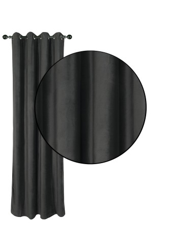 DAS HOME ΚΟΥΡΤΙΝΑ ΜΕ ΚΡΙΚΟΥΣ 140Χ270 2232 ΓΚΡΙ...