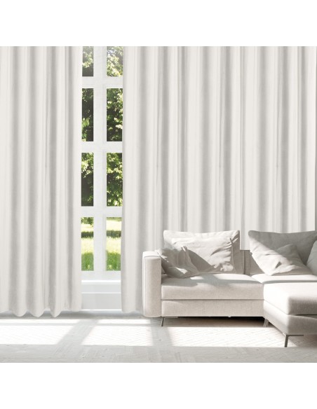 DAS HOME ΚΟΥΡΤΙΝΑ ΜΕ ΚΡΙΚΟΥΣ 140Χ270 2226 ΚΡΕΜ