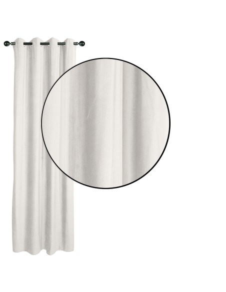 DAS HOME ΚΟΥΡΤΙΝΑ ΜΕ ΚΡΙΚΟΥΣ 140Χ270 2226 ΚΡΕΜ