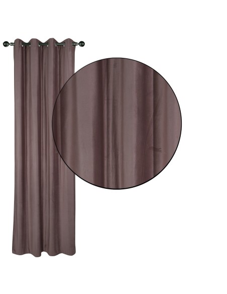 DAS HOME ΚΟΥΡΤΙΝΑ ΜΕ ΚΡΙΚΟΥΣ 140Χ270 2228 NUDE