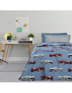 DAS KIDS ΚΟΥΒΕΡΛΙ ΜΟΝΟ 4855 ΓΚΡΙ, ΚΟΚΚΙΝΟ, ΜΠΛΕ