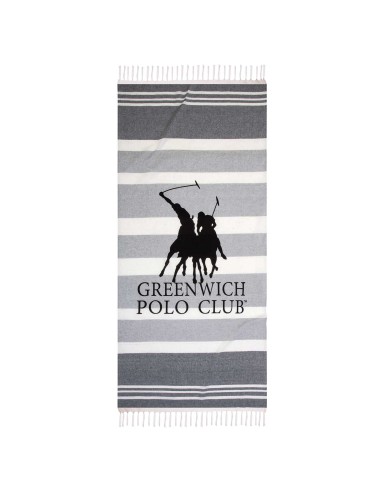 GREENWICH POLO CLUB ΠΕΤΣΕΤΑ-ΠΑΡΕΟ 80Χ170 3841 ΓΚΡΙ