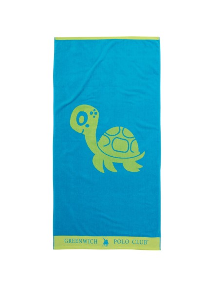 GREENWICH POLO CLUB ΠΕΤΣΕΤΑ ΘΑΛΑΣΣΗΣ 70Χ140 3763 ΜΠΛΕ, ΠΡΑΣΙΝΟ