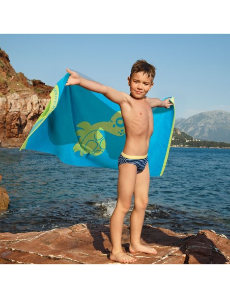 GREENWICH POLO CLUB ΠΕΤΣΕΤΑ ΘΑΛΑΣΣΗΣ 70Χ140 3763 ΜΠΛΕ, ΠΡΑΣΙΝΟ