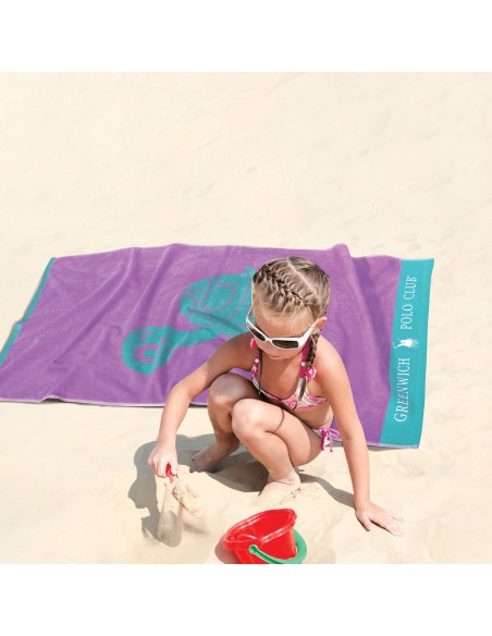 GREENWICH POLO CLUB ΠΕΤΣΕΤΑ ΘΑΛΑΣΣΗΣ 70Χ140 3764 ΜΕΝΤΑ, ΡΟΖ