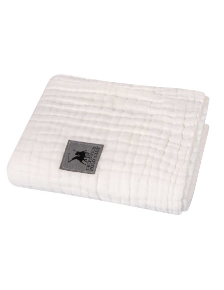 GREENWICH POLO CLUB ΚΟΥΒΕΡΤΑ 105Χ150 ΒΑΒΥ 2993 ΛΕΥΚΟ