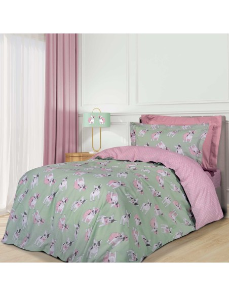 GREENWICH POLO CLUB ΣΕΤ ΠΑΠΛΩΜΑΤΟΘΗΚΗ ΜΟΝΗ 8826 ΜΕΝΤΑ, ΡΟΖ