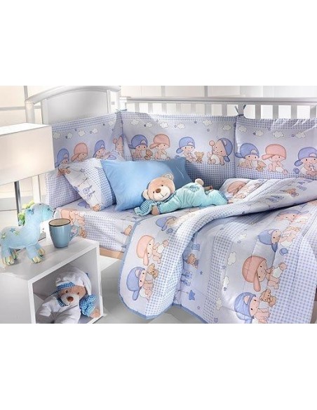 ΣΕΤ ΠΑΠΛΩΜΑΤΟΘΗΚΗ ΜΟΝΗ 160x240 Interiors 185 Blue