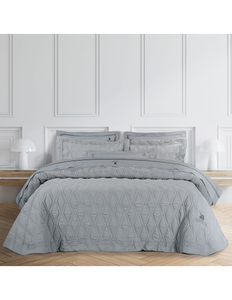 GREENWICH POLO CLUB ΚΟΥΒΕΡΛΙ ΥΠΕΡΔΙΠΛΟ ΣΕΤ 2160 ΓΚΡΙ