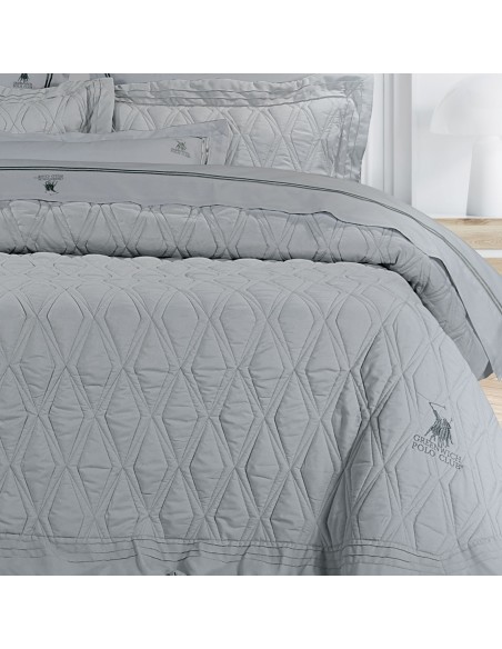 GREENWICH POLO CLUB ΚΟΥΒΕΡΛΙ ΥΠΕΡΔΙΠΛΟ ΣΕΤ 2160 ΓΚΡΙ